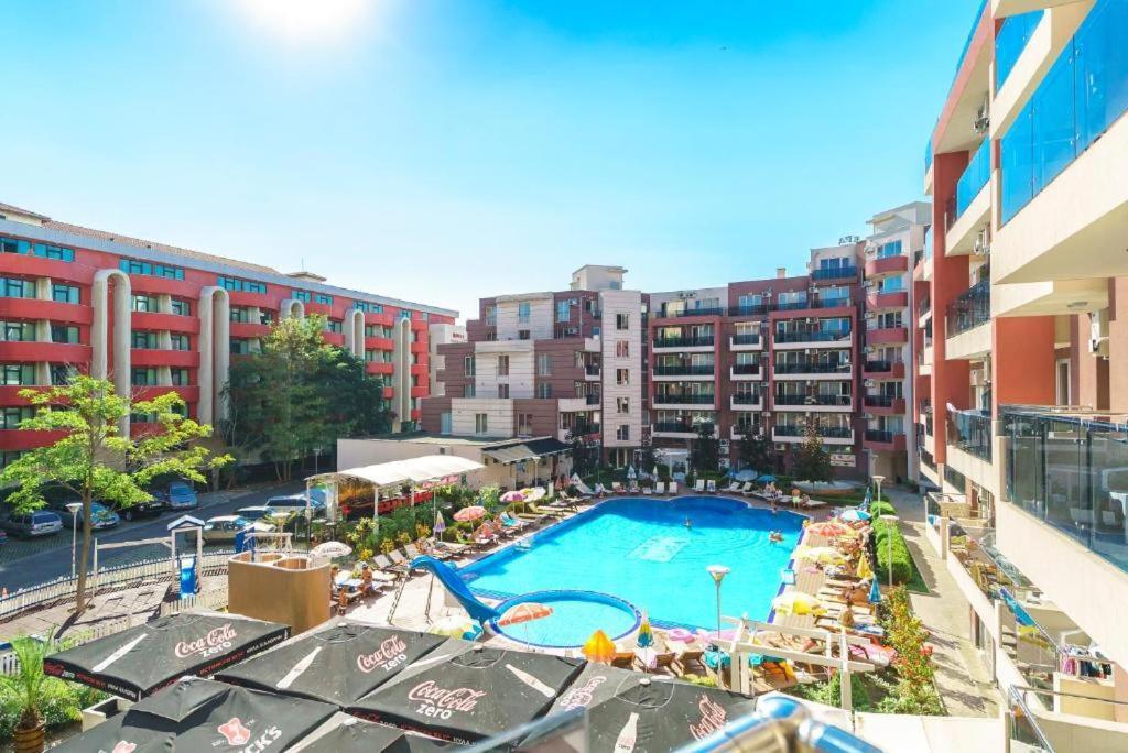 Deluxe Admiral Plaza Apartment Sunny Beach Exterior photo